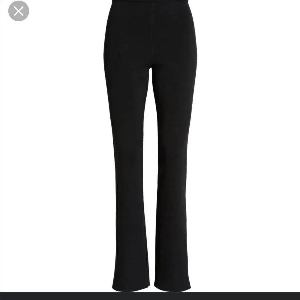 New with tags WAYF ‘98 Antonio Ribbed Flare Pants, black, size M
